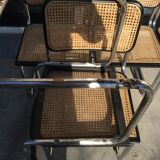 Suite of 6 chairs CESCA B32 by Marcel Breuer