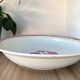 Vintage retro Lunéville dish, Annecy model, red flowers