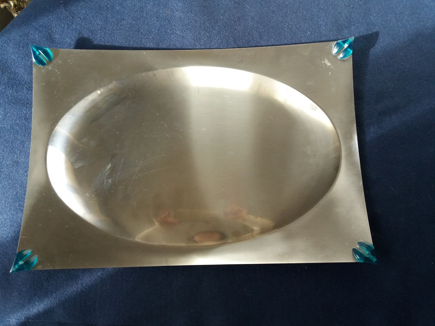 Philippe Starck stainless steel tray "Voilà Voilà " for Alessi