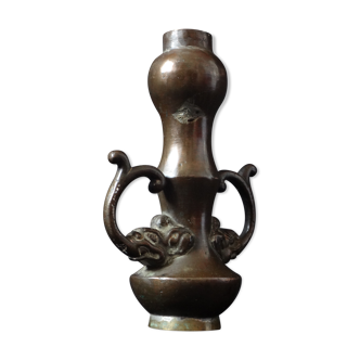 Ancien vase en bronze Chinois Ming style taotie Chine XIXème