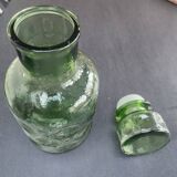 Vintage bubbled glass carafe.