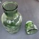 Vintage bubbled glass carafe.