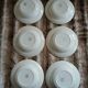 6 antique deep plates from Digoin and Sarreguemines