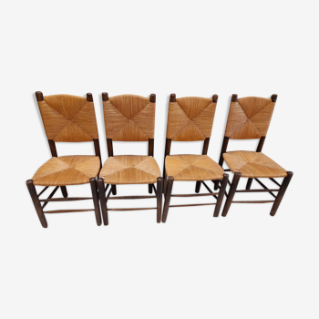 4 chairs model N°19 by Charlotte Perriand