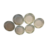 Series of 6 plates