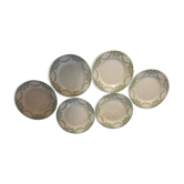 Série de 6 assiettes