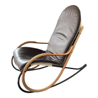 "Nonna" rocking chair by Paul Tuttle for Strässle, 1970s