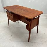 Petite Teak Desk By Gunnar Nielsen For Tibergaarden.