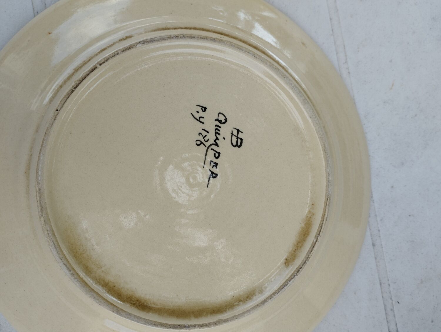 Quimper Henriot HB plates