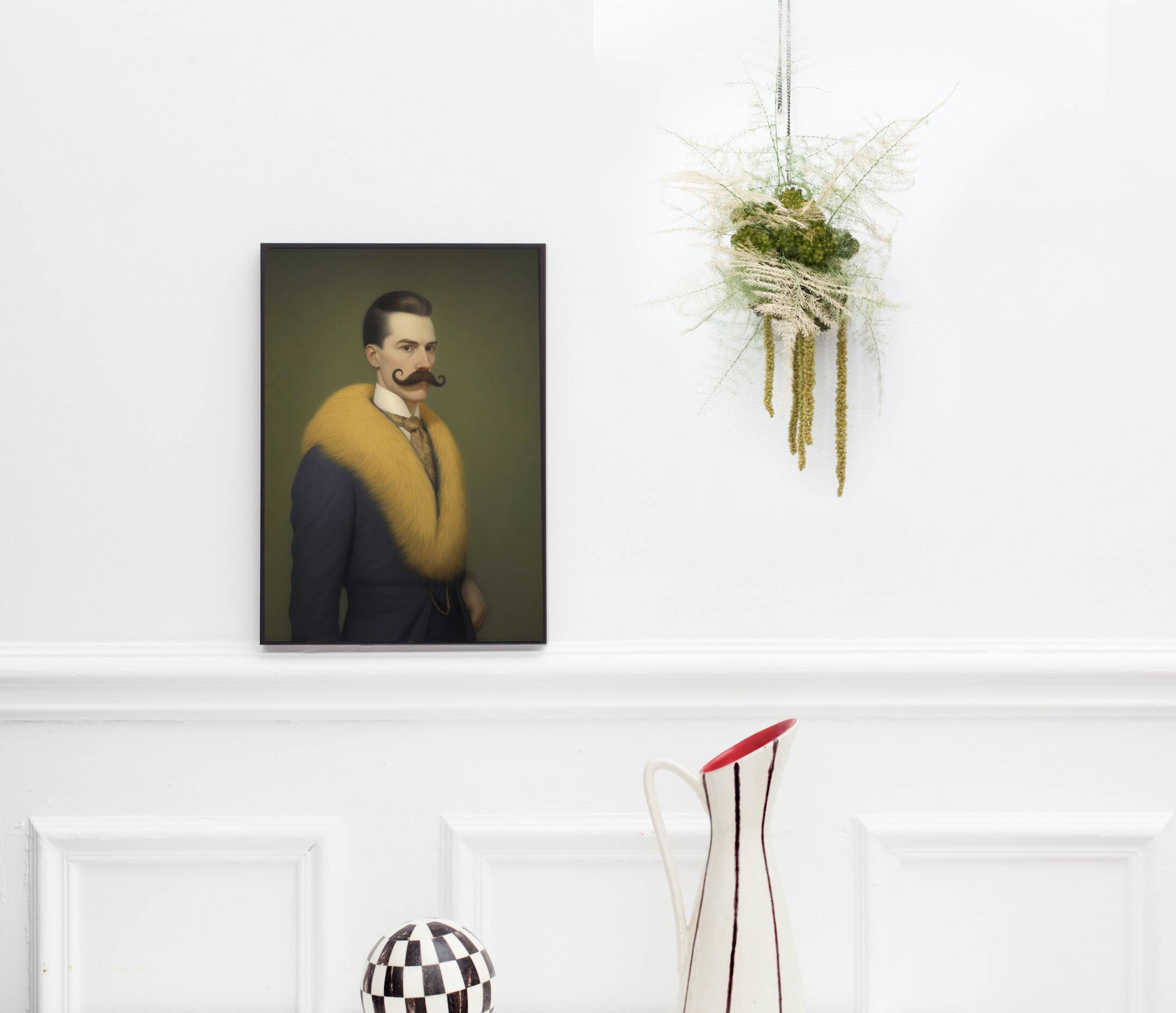 Portrait ancien - série “Les moustachu-e-s”