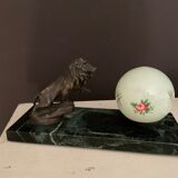 Art deco table lamp, signed M.Marx