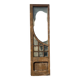 Single oak door with glass in the 19th/20th century