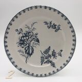 6 Dessert plates "Sarreguemines" Vega model