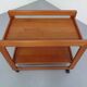 Large teak bar cart from Tarm Stole Møbelfabrik, Denmark, 1960s.