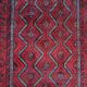 Handmade Belouch Persian rug 213x116cm