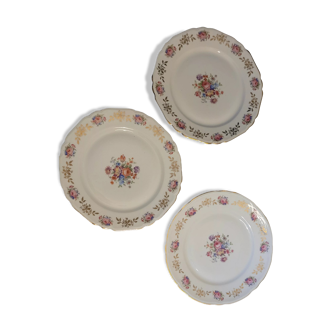 3 Vintage plates