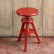 Tabouret à vis en bois