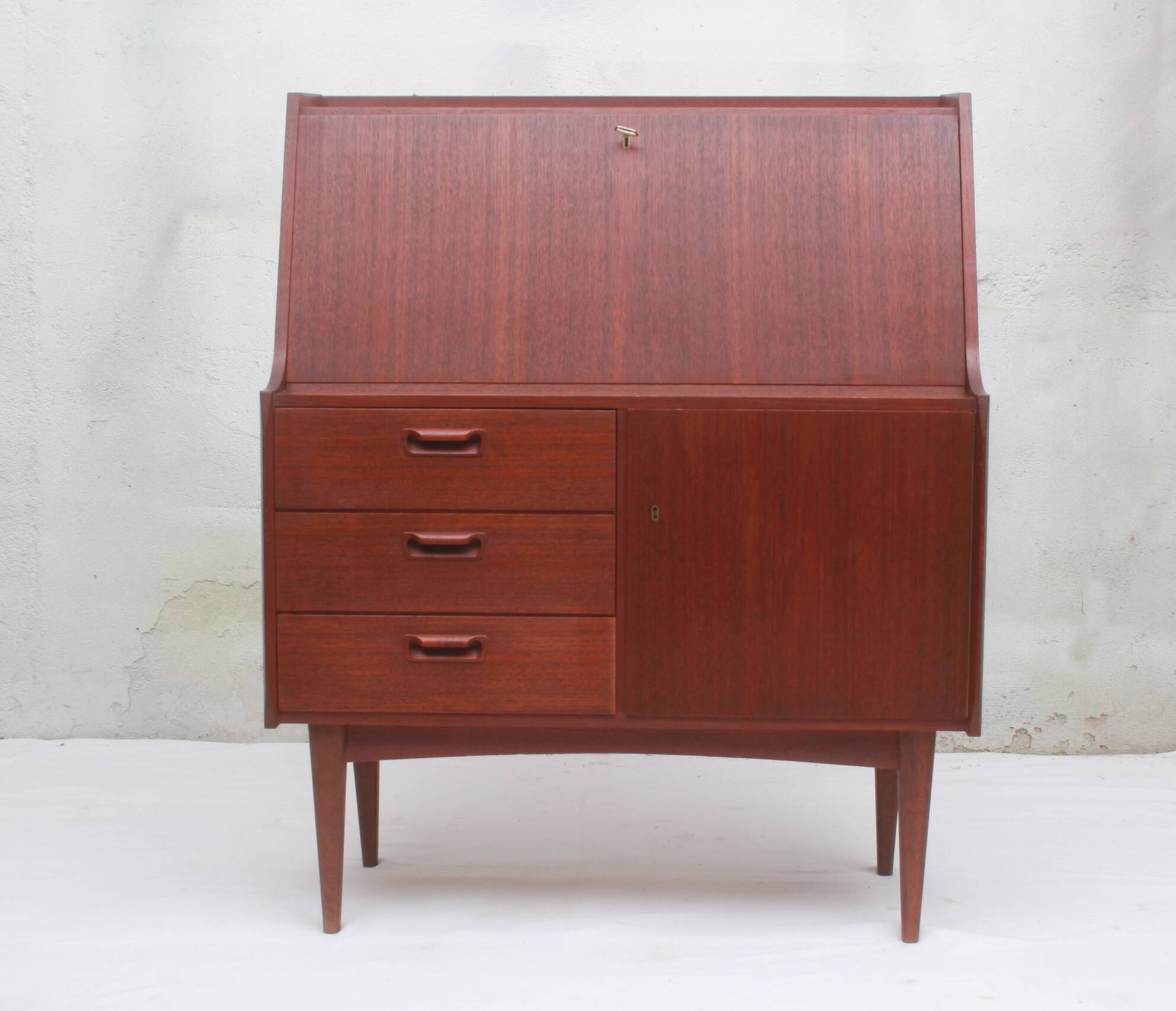 1950s secretary desk in teak