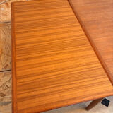 Table extensible vintage, deux rallonges