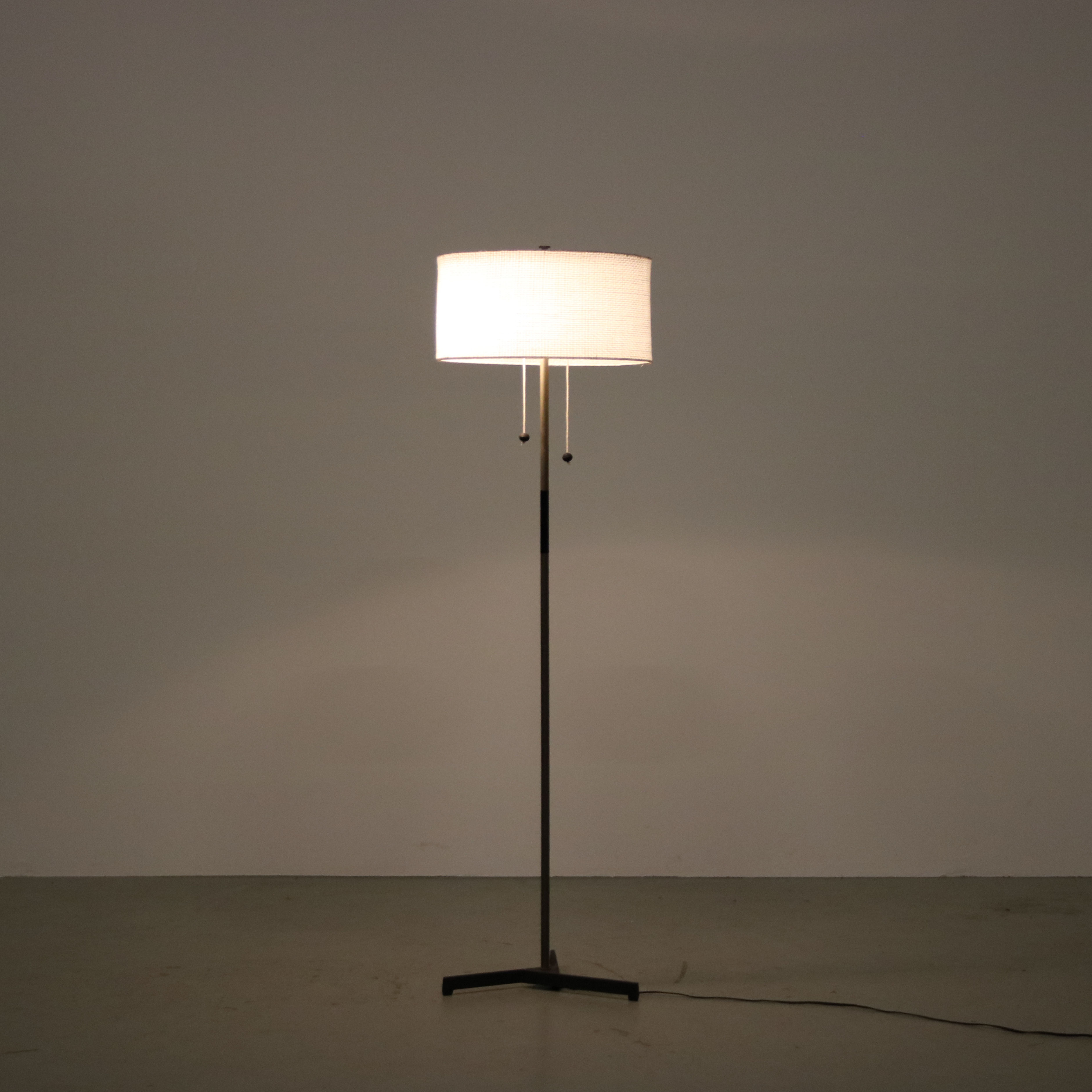 1950s Dutch minimalist floor lamp
