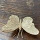 Brass butterfly