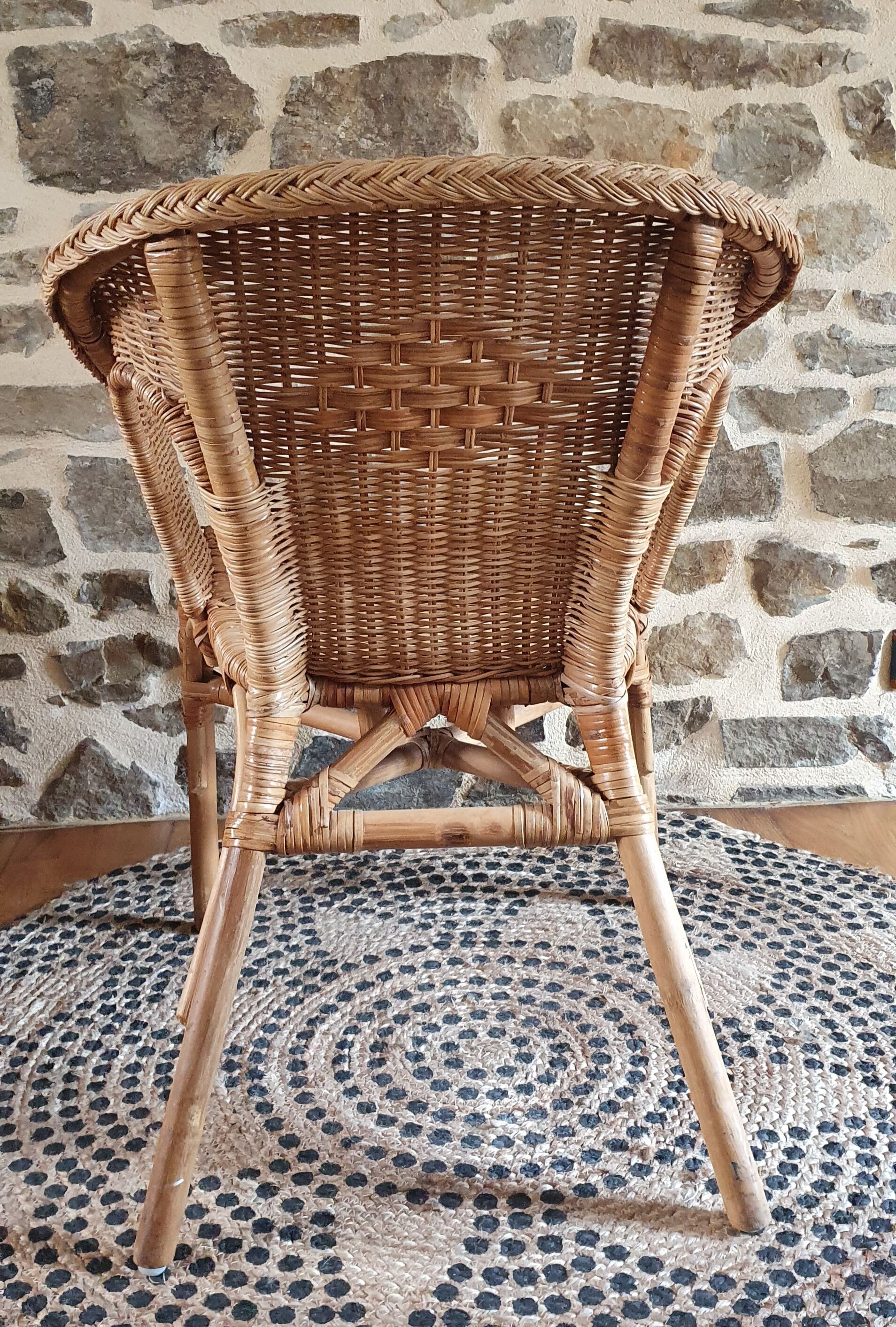 Fauteuil en rotin