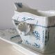 Pompadour ironstone sauceboat, Clairefontaine factory