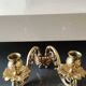 Wall light/Piano with 2 lights. Louis XVI style. In gilded bronze