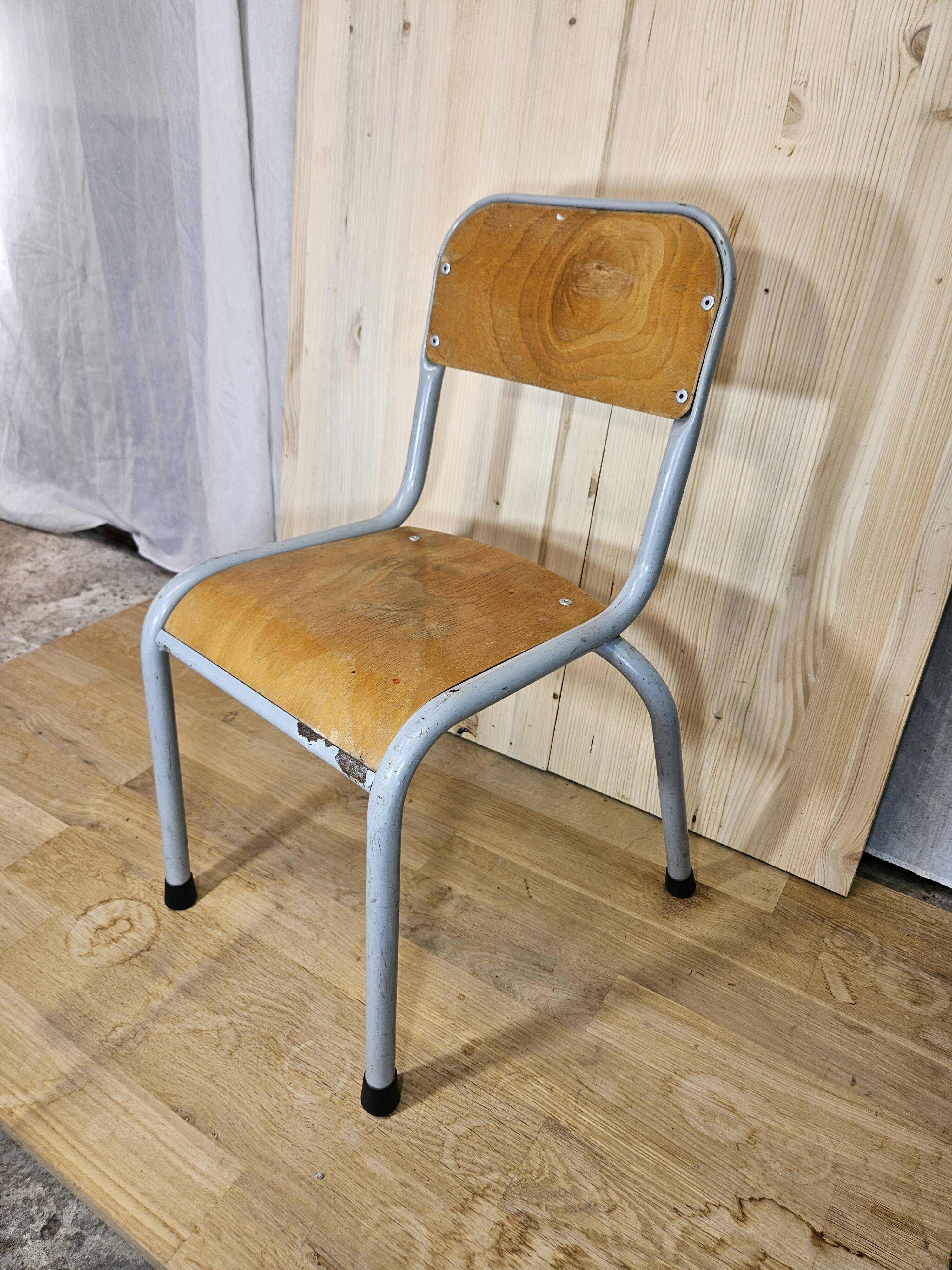 Chaise écolier/ chaise enfant 1970