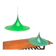 Semi-model tulip pendant lamp green space Danish mid-century by Claus Bondrup and Torsten Thorup for Fog & Mørup, 1960s, set of 2