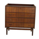 Commode coiffeuse sixties avec miroir et éclairage