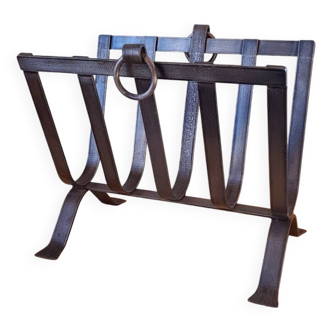 Brutalist magazine rack 1950