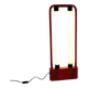 Lampe néon rouge par Gian N. Gigante pour Zerbetto, 1980