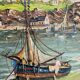 Charles Vaniscotte: oil painting on canvas / port in Brittany