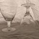 9 foot glasses with star engraving