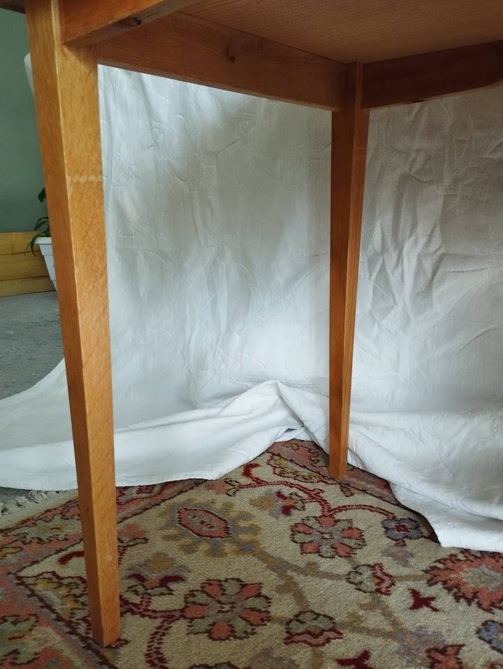 Geometric desk vintage design 1950s