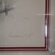 Pencil wash drawing on vellum horse painting signature to identify framed signed and dated
