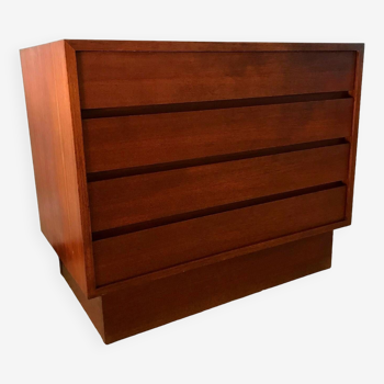 Vintage teak chest of drawers Scandinavian style 70s