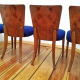 H-214 Chairs attributed by Jindřich Halabala for Up Zavody, 1950s, Set of 4