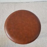 Metal and imitation leather pianist's stool