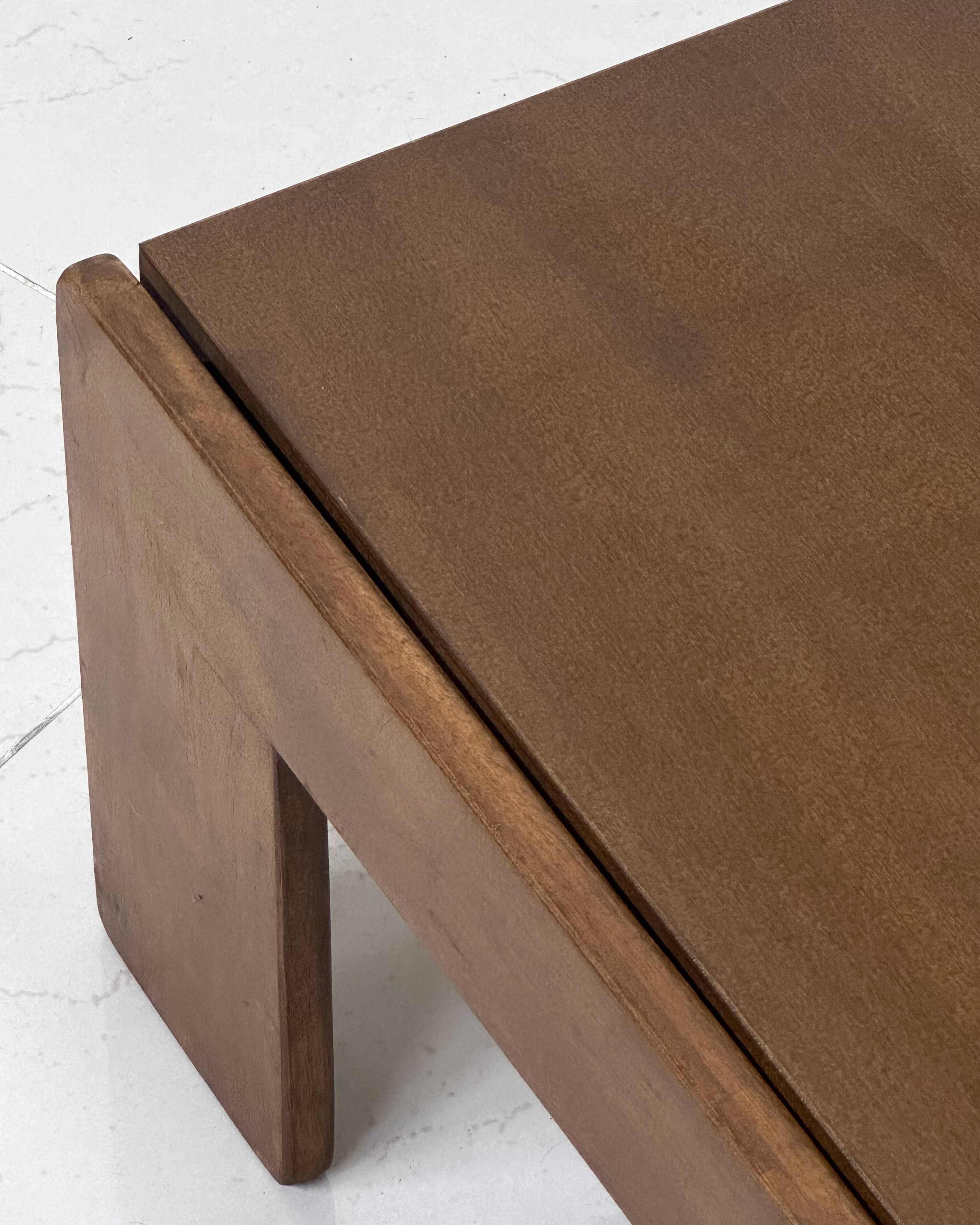 "Bastiano" wooden coffee table by Tobia & Afra Scarpa for Gavina 60's