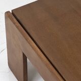 "Bastiano" wooden coffee table by Tobia & Afra Scarpa for Gavina 60's