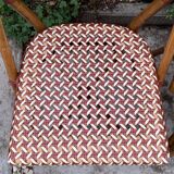 Paire d’anciennes chaises de bistrot terrasse