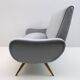 Marco Zanuso Style Mid-Century Modern Velvet Sofa "Lady", 50s