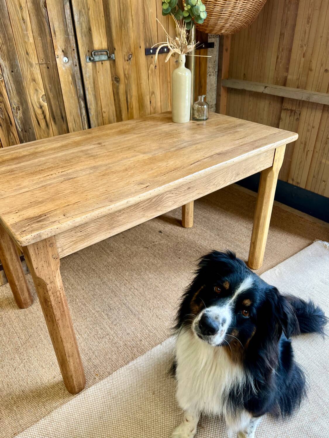 Restored farmhouse table