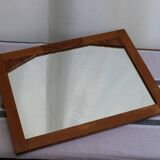 Ancien miroir en bois