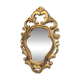 Baroque gold mirror 40x25cm