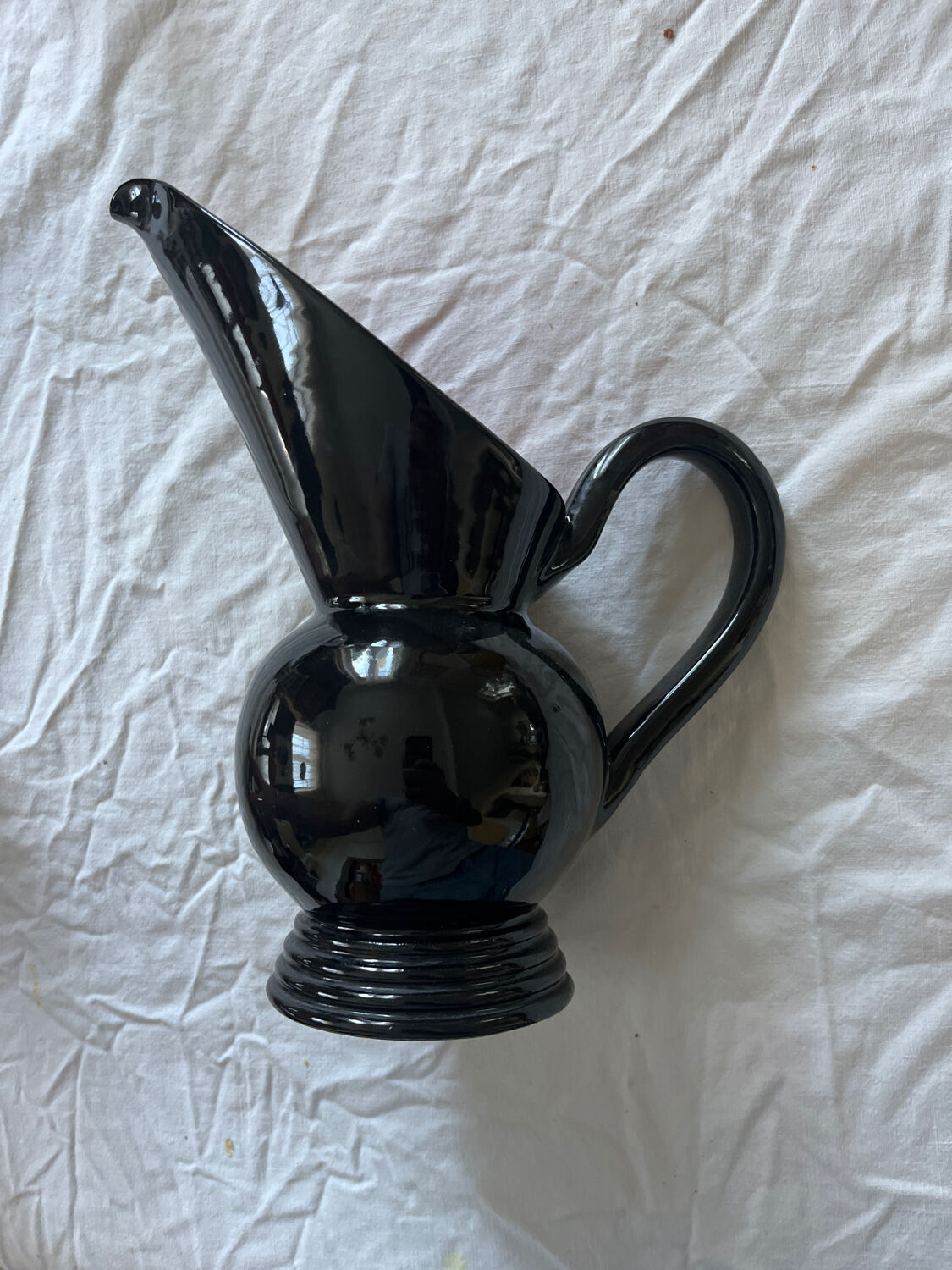 Ceramic vase signed HR