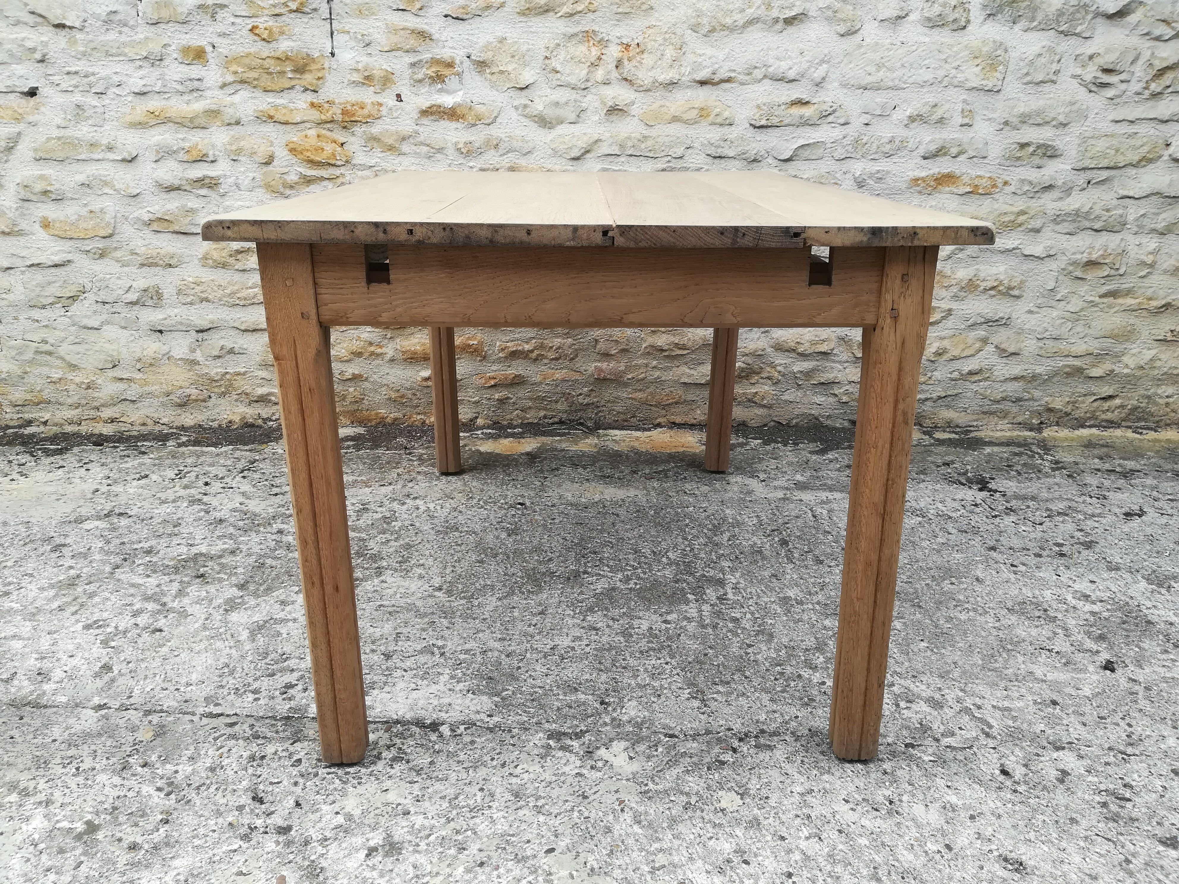 Oak farmhouse table