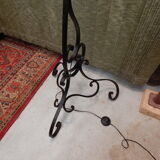 Wrought iron lamppost tripod art deco